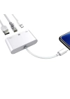 Ally Usb Type C 3İN1 Ethernet RJ45 Ve Usb Kamera Adaptörü NK107C