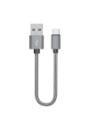 Ally Usb-Type C Android 3.0a Hızlı Şarj Halat Usb Kablo 20cm