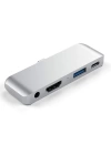 Ally Usb (Type-C to 4 in1 Usb 3.0 HDMİ HDTV 3.5 Jack  PD) Hub Adaptör Çoklayıcı