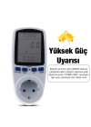 Ally Wattmetre Enerji Tüketim Sarfiyat Ölçer Ölçüm Priz 230V-3680W-16A