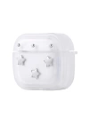 Apple Airpods 4 Zore Airbag 44 Airbag Tasarımlı Simli Şeffaf Kutup Kılıf