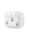 Apple Airpods 4 Zore Airbag 44 Airbag Tasarımlı Simli Şeffaf Kutup Kılıf