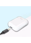 Apple Airpods Kılıf Şeffaf Sert Kristal Zore Airbag 14 Kılıf