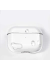 Apple Airpods Pro Kılıf Şeffaf Sert Kristal Zore Airbag 14 Kılıf