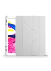 Apple iPad 10.2 2021 (9.Nesil) Kılıf Zore Tri Folding Kalem Bölmeli Standlı Kılıf
