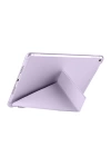 Apple iPad 10.2 2021 (9.Nesil) Kılıf Zore Tri Folding Kalem Bölmeli Standlı Kılıf