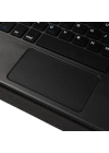 Apple iPad 10.2 2021 (9.Nesil) Zore Border Keyboard Bluetooh Bağlantılı Standlı Klavyeli Tablet Kılıfı