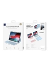 Apple iPad 10.9 2022 (10.Nesil) Wiwu Protective Gizli Kalem Bölmeli Klavyeli Kılıf