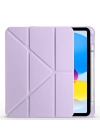 Apple iPad 11.Nesil 2025 Kılıf Zore Tri Folding Kalem Bölmeli Standlı Kılıf