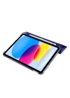 Apple iPad 11.Nesil 2025 Zore Smart Cover Kalem Bölmeli Standlı 1-1 Kılıf