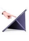 Apple iPad 9.7 2018 (6.Nesil) Kılıf Zore Tri Folding Kalem Bölmeli Standlı Kılıf