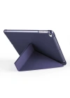 Apple iPad 9.7 2018 (6.Nesil) Kılıf Zore Tri Folding Kalem Bölmeli Standlı Kılıf