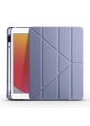 Apple iPad 9.7 2018 (6.Nesil) Kılıf Zore Tri Folding Kalem Bölmeli Standlı Kılıf