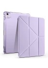 Apple iPad Air 11 2024 Kılıf Zore Tri Folding Kalem Bölmeli Standlı Kılıf