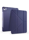 Apple iPad Air 11 2024 Kılıf Zore Tri Folding Kalem Bölmeli Standlı Kılıf