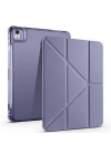 Apple iPad Air 11 2024 Kılıf Zore Tri Folding Kalem Bölmeli Standlı Kılıf