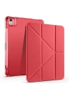 Apple iPad Air 11 2024 Kılıf Zore Tri Folding Kalem Bölmeli Standlı Kılıf