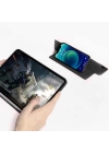 Apple iPad Air 11 2025 M3 Kılıf Zore Nort Arkası Şeffaf Standlı Kılıf