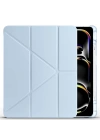 Apple iPad Air 13 2024 Kılıf Zore Tri Folding Kalem Bölmeli Standlı Kılıf