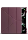 Apple iPad Air 13 2024 Kılıf Zore Tri Folding Kalem Bölmeli Standlı Kılıf