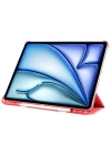 Apple iPad Air 13 2025 M3 Zore Smart Cover Kalem Bölmeli Standlı 1-1 Kılıf