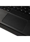 Apple iPad Pro 11 2018 Zore Border Keyboard Bluetooh Bağlantılı Standlı Klavyeli Tablet Kılıfı