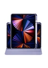 Apple iPad Pro 11 2021 (3.Nesil) Kılıf Zore Termik Kalem Bölmeli Dönebilen Standlı Kılıf