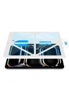 Apple iPad Pro 11 2025 M5 CaseWorld Eyesafe Mavi Işık Teknolojili Temperli Cam Ekran Koruyucu + Uygulama Aparatı