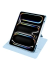 Apple iPad Pro 13 2024 Kılıf Zore Termik Kalem Bölmeli Dönebilen Standlı Kılıf