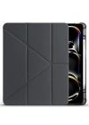 Apple iPad Pro 13 2024 Kılıf Zore Tri Folding Kalem Bölmeli Standlı Kılıf