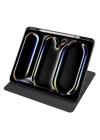 Apple iPad Pro 13 2025 M5 Kılıf Zore Termik Kalem Bölmeli Dönebilen Standlı Kılıf