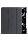 Apple iPad Pro 13 2025 M5 Kılıf Zore Tri Folding Kalem Bölmeli Standlı Kılıf