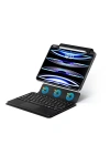 Apple iPad Pro 13 2025 M5 Zore Border Keyboard Bluetooh Bağlantılı Standlı Klavyeli Tablet Kılıfı