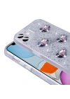 Apple iPhone 11 Kılıf Airbagli Simli Arka Yüzey Zore Işıltı Silikon Kapak