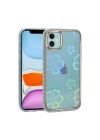 Apple iPhone 11 Kılıf Desenli Parlayan Transparan Zore Avva Kapak