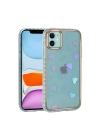 Apple iPhone 11 Kılıf Desenli Parlayan Transparan Zore Avva Kapak