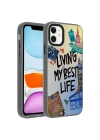 Apple iPhone 11 Kılıf Desenli Zore Dragon Sert Kapak