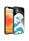 Apple iPhone 11 Kılıf Kamera Korumalı Desenli Sert Silikon Zore Epoksi Kapak