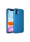 Apple iPhone 11 Kılıf Kamera Korumalı Simli Lüks Zore Koton Kapak