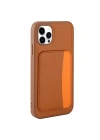 Apple iPhone 11 Kılıf Kartlıklı Zore X-Kart Silikon Kapak