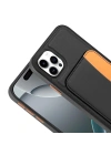 Apple iPhone 11 Kılıf Kartlıklı Zore X-Kart Silikon Kapak