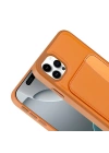 Apple iPhone 11 Kılıf Kartlıklı Zore X-Kart Silikon Kapak