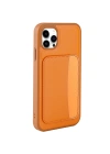 Apple iPhone 11 Kılıf Kartlıklı Zore X-Kart Silikon Kapak