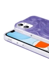 Apple iPhone 11 Kılıf M-safe Şarj Özellikli Fırça Boya Desenli Zore Palet Kapak