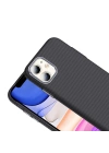 Apple iPhone 11 Kılıf M-safe Şarj Özellikli Karbon Fiber Görünümlü Zore Gros Kapak