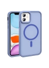 Apple iPhone 11 Kılıf M-safe Şarj Özellikli Mat Arka Yüzey Zore Sio Kapak