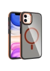 Apple iPhone 11 Kılıf M-safe Şarj Özellikli Mat Görünümlü Zore Solo Kapak
