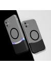 Apple iPhone 11 Kılıf M-Safe Şarj Özellikli Mıknatıslı Zore Duble Kapak