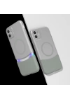 Apple iPhone 11 Kılıf M-Safe Şarj Özellikli Mıknatıslı Zore Duble Kapak