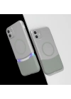 Apple iPhone 11 Kılıf M-Safe Şarj Özellikli Mıknatıslı Zore Duble Kapak